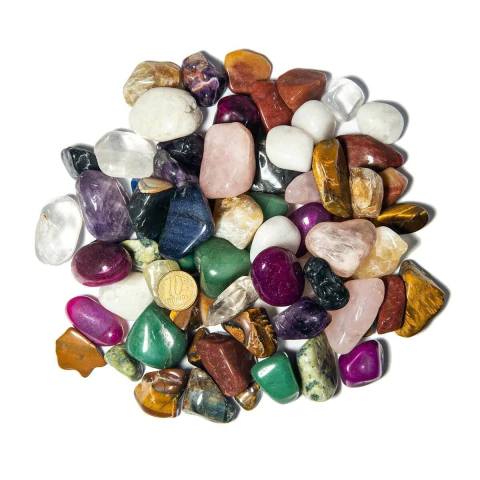 1 kg Misto Sortido M Pedra Rolado Extra 20 a 35 mm Class A