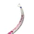 Conjunto Riviera Colar e Pulseira em Zircônia 45cm Prata 950 - Distribuidora CristaisdeCurvelo