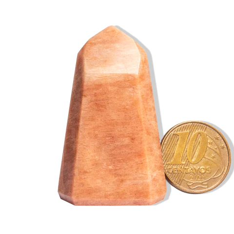 Ponta Amazonita Rosa Pedra Natural 4 a 5cm 25 a 50g Tipo B