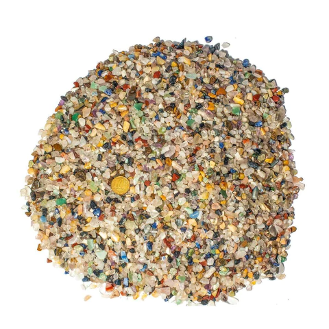 5 Kg Misto Sortido PP Pedra Rolado Aprox 3 a 9 mm Classe B