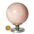 Imagem do 01 Esfera Quartzo Rosa Natural 900g a 1Kg 8 a 9cm Classe C