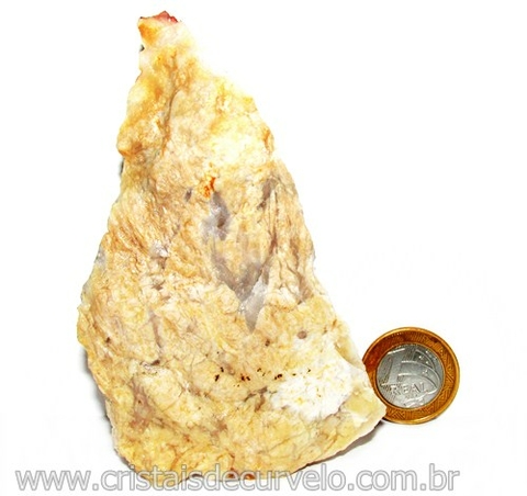 Calcedonia Geodo Pedra Bruto Natural de Garimpo Cod 110397
