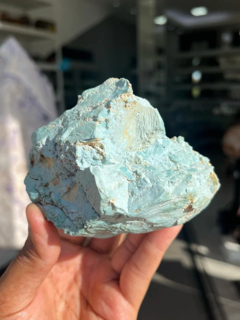 Turquesa Bruta Extra Pedra Natural Para Coleçao Cod 147224