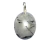 03 Pingente Cabochão Oval Cristal Com Turmalina Pino Prata 950 Atacado - comprar online