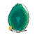 Imagem do Chapa de Ágata Verde Porta Copos Ou Artesanato 12 a 14cm