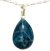 05 Pingente Gota Pequena Apatita Azul Natural Pino Prata 950 Atacado - comprar online