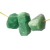 03 Cascalho Quartzo Verde Natural Furo Central 20 a 30mm