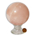 Esfera Quartzo Rosa Media Pedra Natural Classe B 10cm 1.7Kg