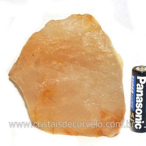 Hematoide Amarelo Pedra Bruto Quartzo Natural Cod 134134