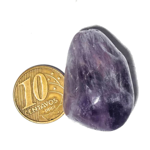 Colecione 01 Ametista Rolado G 30 a 45mm Classe B - Pedra da Espiritualidade
