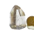 Ponta Quartzo Fumê Pedra Natural 3,9 cm 41 g Tipo C