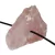 10 Cascalho Bruto Quartzo Rosa Natural Furado no Centro