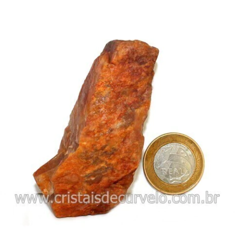 Aragonita Vermelho Pedra Bruto Mineral Natural Cod 123315