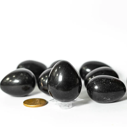 05 Ovo YONI Obsidiana Negra Tamanho P SEM FURO Pompoarismo DEFEITO LEIA TODO ANUNCIO