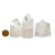 Kit 3 Mini Cristal Lemuriano Comum Gerador Sextavado 4 a 6cm