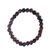 Pulseira Bolinha Obsidiana Mahogany Pedra 6mm Fio Silicone Elastico
