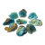 03 Ônix Azul Bruto Pedra Natural Média 30 a 70mm 25 a 50g - loja online