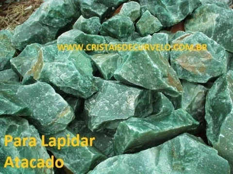 10 KG QUARTZO VERDE Pedra Bruto Pra Lapidar Pacote Atacado