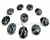 05 Pingente Cabochão Obsidiana Flocos De Neve Montagem Garra Prata 950 - buy online