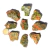 10 Unakita Natural Pedra Bruta 20 a 50mm 10 a 25g Classe B