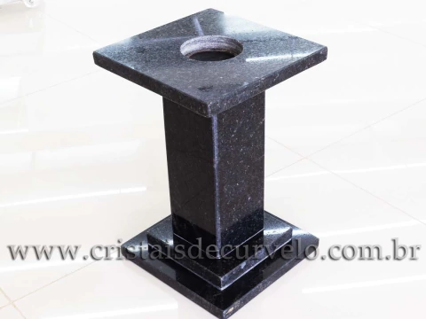 Pedestal Base ou Suporte Para Esfera em Granito Reff 109095