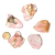 05 Opala Rosa Natural Pedra Bruta 20 a 60mm 10 a 25g