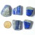 01 Lapis Lazuli ou Lazurita Pedra 30mm Rolado Natural de Garimpo - loja online