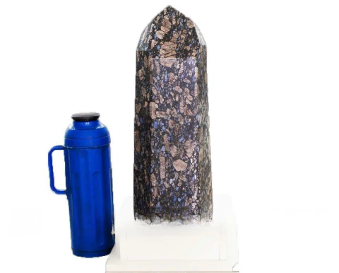 Ponta Riolita Lava Vulcânica Pedra Grande 43cm