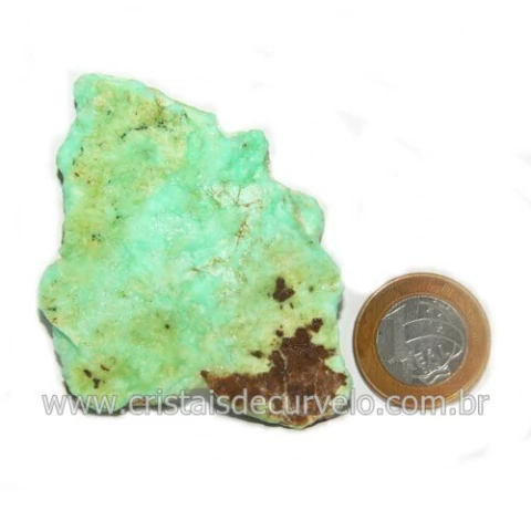 Crisoprasio Bruto Natural Pedra Familia da Calcedonia Cod 123175