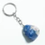 Chaveiro Pedrinha Sodalita Azul Rolado Signo de Aquário