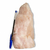 01 Cristal Rosa Pedra Pé Serrado Natural 1,89Kg 18cm Tipo B na internet
