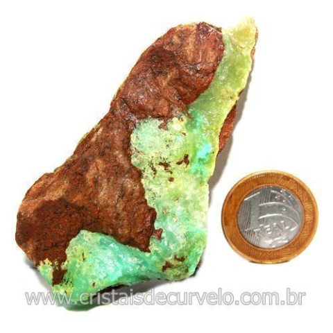 Crisoprasio Bruto Especial Pedra da Esperança Cod 119681