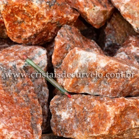 CALCITA LARANJA Pedra Bruto Pra Lapidar Pacote Atacado 20 kg