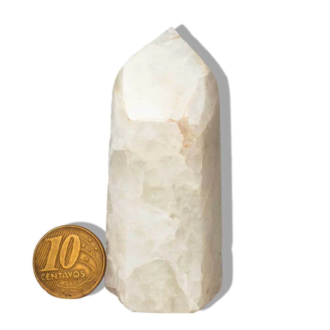 Ponta Enxofre no Quartzo Natural 70 a 80mm Média 115g Tipo B