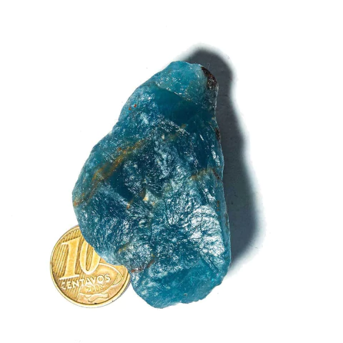 01 Ônix Azul Bruto Pedra Natural Média 30 a 70mm 25 a 50g