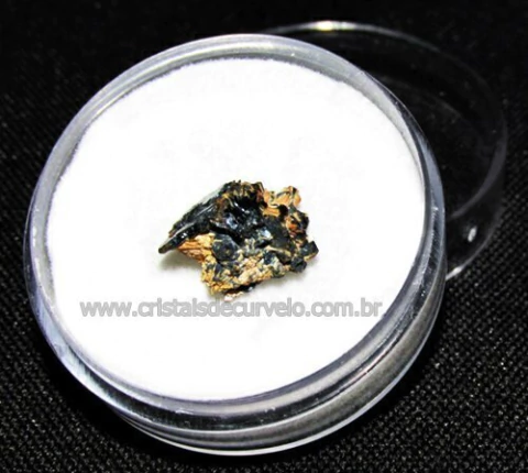 Rutilo Estrela na Matriz de Hematita No Estojo Cod 115106