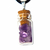Amuleto Ametista Proteção Espiritual Montagem Prateado - buy online