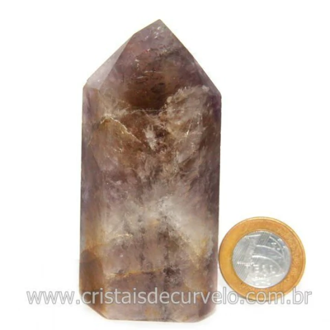 Ponta Ametrino Boliviano Sextavado Boa Qualidade Cod 134522