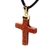 Colar Crucifixo Pedra Do Sol Montagem Envolto Dourado - comprar online