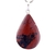 10 Pingente Gota Pedra Obsidiana Mahogany Castoação Prata 950 Atacado - comprar online
