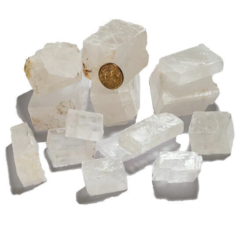 500gr Calcita Otica Pedra da ano de 2023 Tam Medio ATACADO