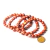 Pulseira Bolinha Jaspe Africano Natural 8mm Fio Silicone na internet