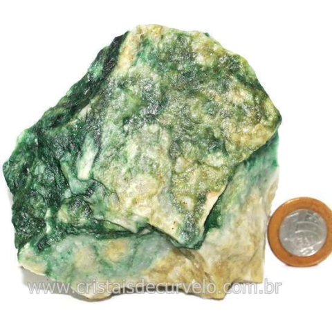 Jadeita Com Nefrita Pigmentada Mineral Natural Cod 124211