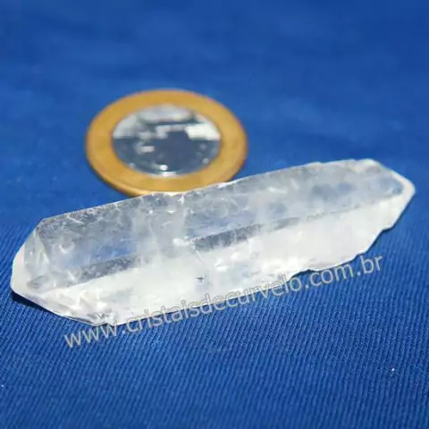 Bi Terminado Cristal Bruto Natural Tamanho Médio Cod 126303