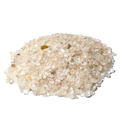 5 kg Cristal Transparente Rolado Pedra PP Aprox. 5 a 10mm