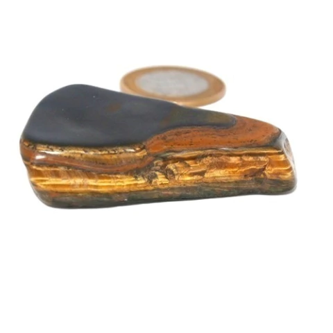 Olho de Tigre Rolado Pedra Natural Origem Africa Cod 122733