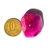 01 Ágata Rosa Rolado Pedra Natural M 20 a 35mm Classe A - comprar online