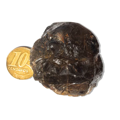 01 Bloquinho Quartzo Fumê Murion 50 a 100g Média 5cm Tipo A