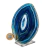01 Chapa de Ágata Azul Pedra Natural 13 a 15cm C/Base Tipo B na internet
