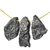 03 Cascalho Quartzo Preto Natural Furo Vazado 20 a 30mm - Distribuidora CristaisdeCurvelo